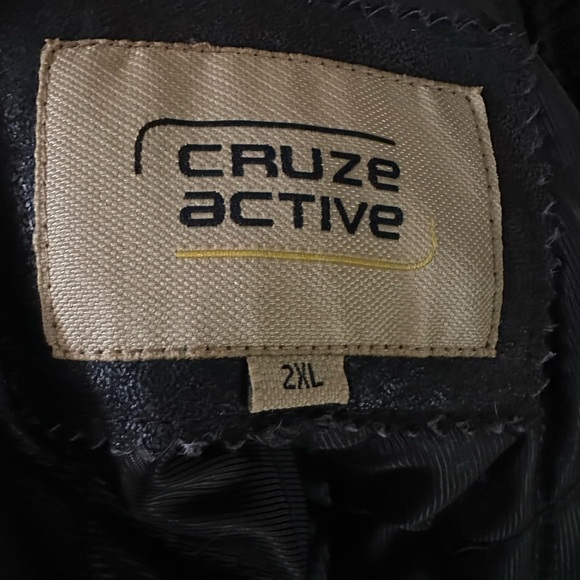 Distressed brown leather jacket - XXL - Picture 5 of 7